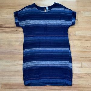 Old Navy striped linen dress